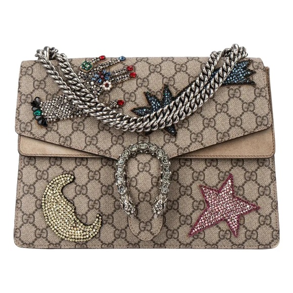 Gucci Handbags - Authentic Gucci Large Dionysus Crystal Shoulder Bag with Embellishments